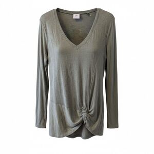 Cabi Olive Green Long Sleeve Top